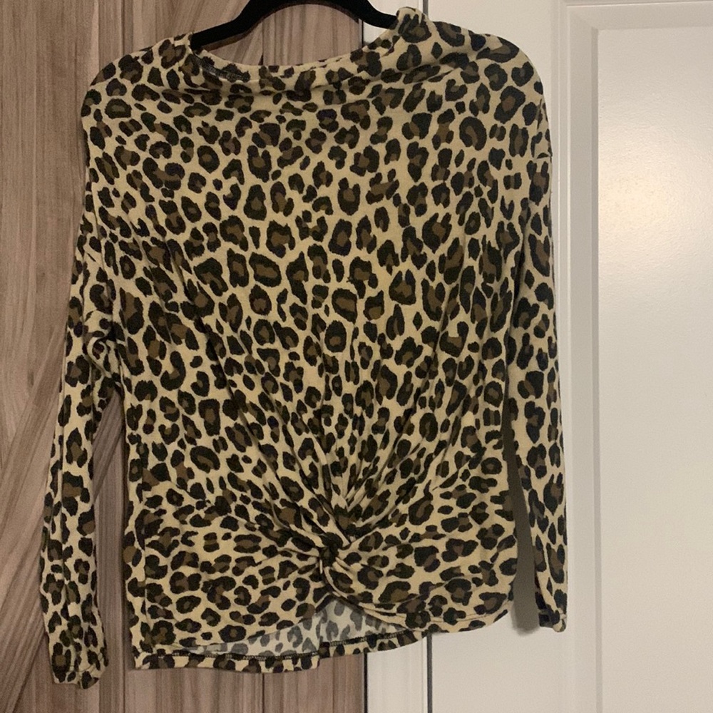 Leopard print sweater